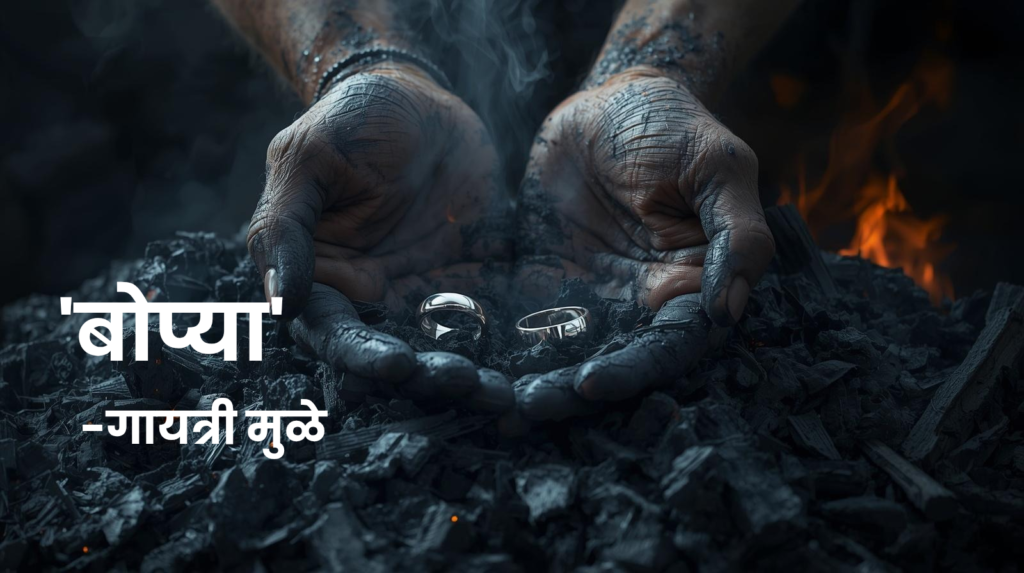 स्मशानातील अर्धवट जळलेली चिता, हवेत उडणारी राख आणि एका तरुणाच्या हातातील दोन जुळलेली चांदीची जोडवी. ही प्रतिमा ताटातूट झालेल्या माय-लेकाच्या वेदनादायी भेटीचे आणि आयुष्याच्या शोकांतिकेचे प्रतीक आहे.