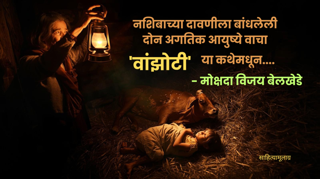 एका अंधाऱ्या गोठ्यात एकत्र बसलेली सोनी आणि कालवड सोमवती. सोनीने कालवडीच्या गळ्यात हात घातला असून दोघींच्या डोळ्यांत साचलेले अश्रू आणि त्यांच्यातील मूक संवाद ग्रामीण भागातील शोषणाचे आणि अतुट मैत्रीचे दर्शन घडवतो.