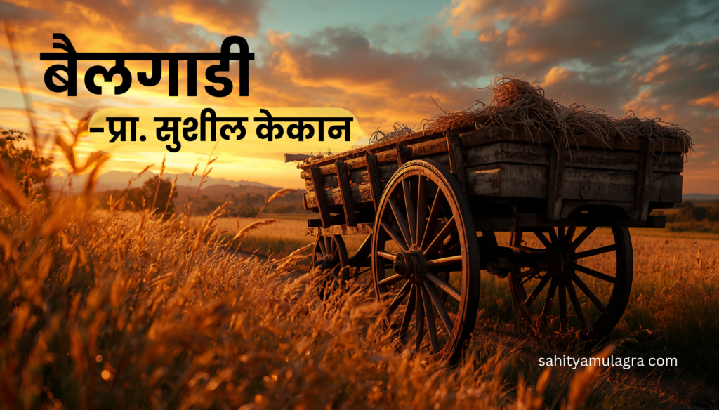 बैलगाडी ही सुशील केकान यांची कथा.