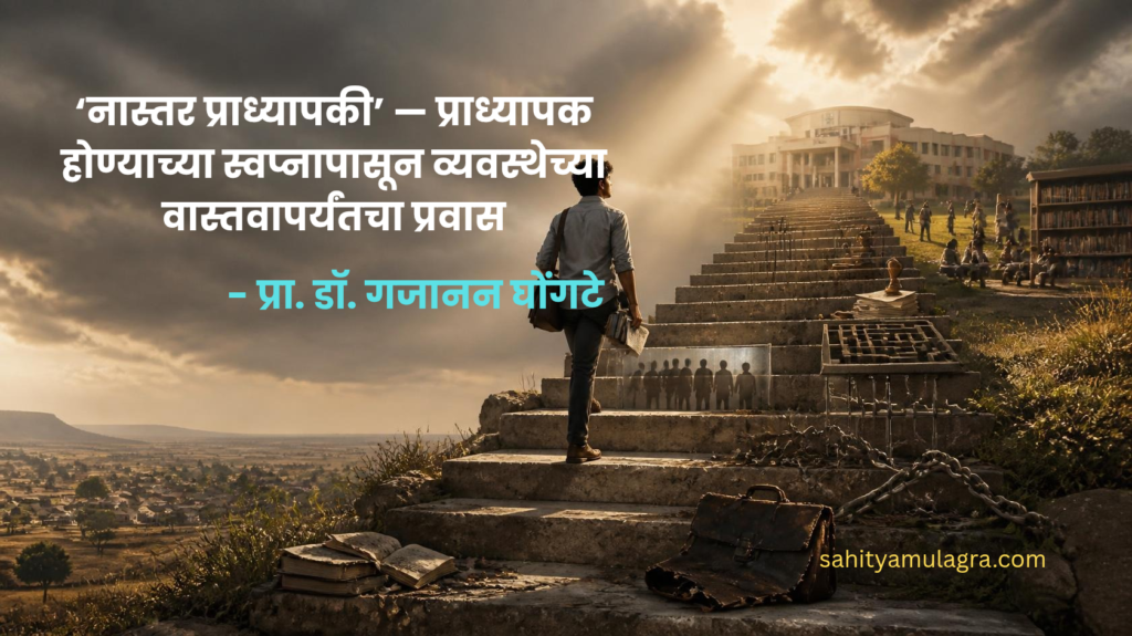 प्राध्यापक होण्याचे स्वप्न, शिक्षणव्यवस्था, रोजगार, सामाजिक अडथळे, महाविद्यालयीन राजकारण आणि प्राध्यापकांच्या संघर्षाचे समीक्षात्मक चित्रण करणाऱ्या ‘नास्तर प्राध्यापकी’ कादंबरीवरील समीक्षा