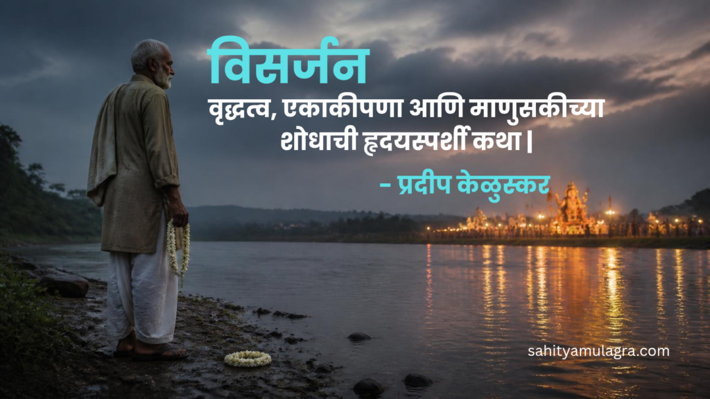एकाकी वृद्ध काशिनाथराव, कुटुंबातील उपेक्षा, सुलभाशी जुळलेले भावबंध आणि गणपती विसर्जनाच्या पार्श्वभूमीवरील हृदयस्पर्शी मराठी कथा